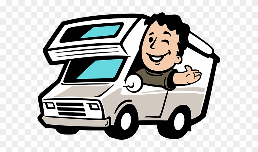 camper cartoon clipart free