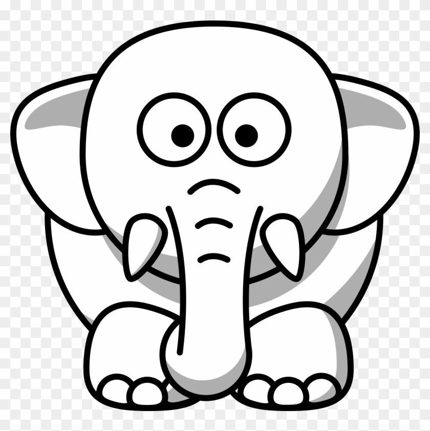 Baby Animal Clipart Black And White - Animal Black And White Clip Art #71920