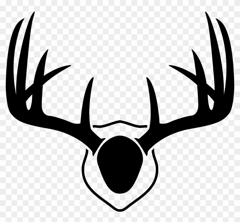 Buck Clipart Moose Antler - Drawing Of Deer Antlers #71925