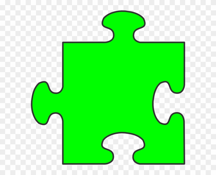 Green Puzzle Piece Clip Art At Clker - Oklahoma Parent Center Inc #71929