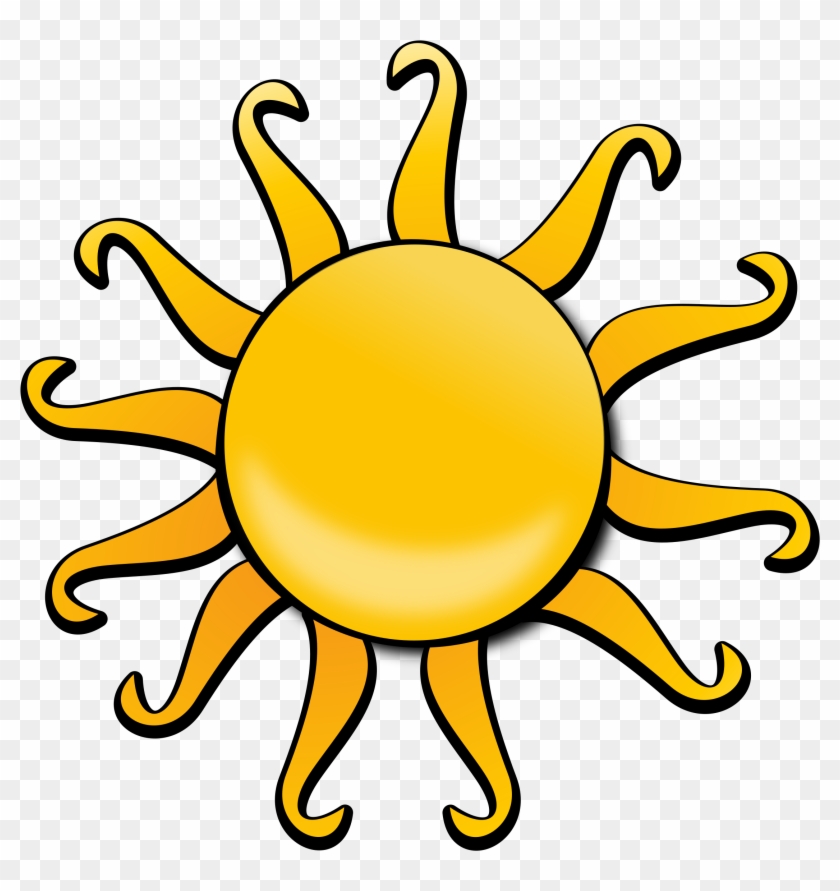 Big Image - Clip Art Sun With Rays #72064