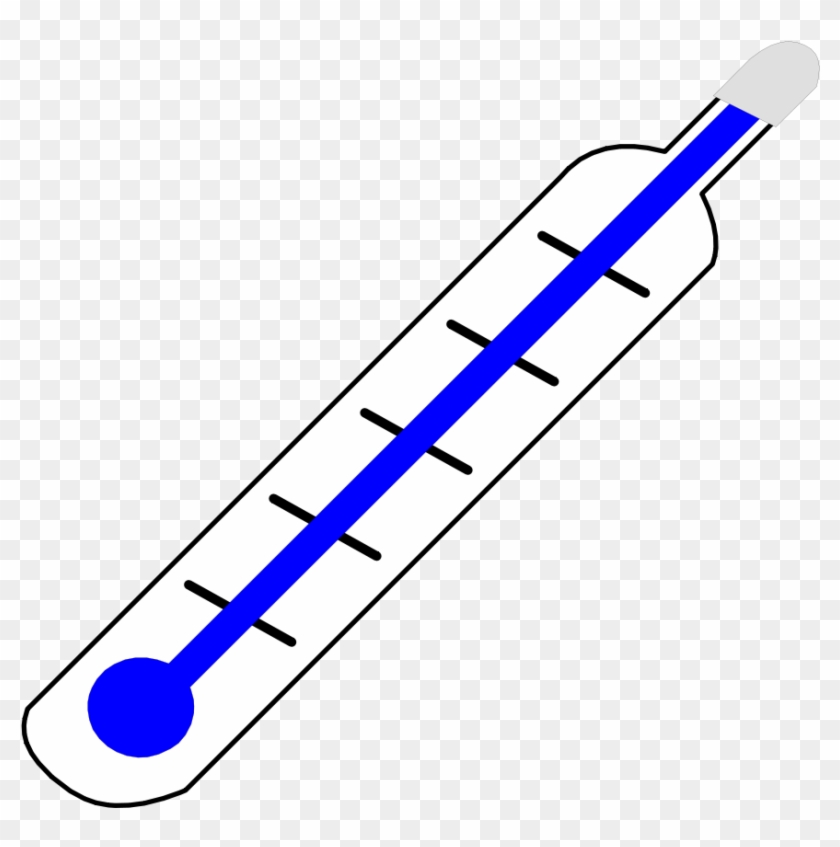 Cold Thermometer Clip Art Black And White - Cold Thermometer Clip Art #72126