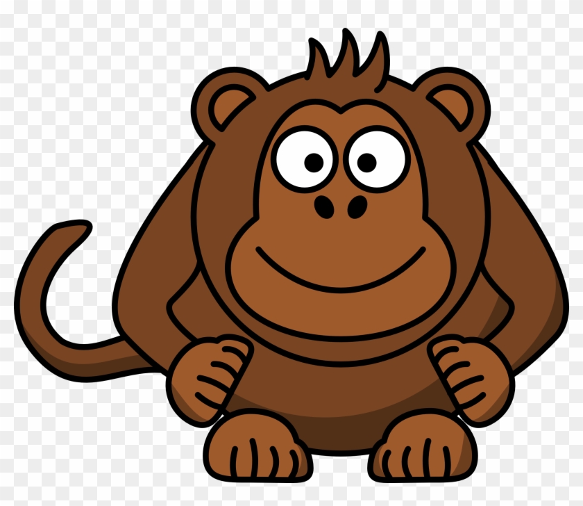 Big Image - Cartoon Monkey Clipart #72141