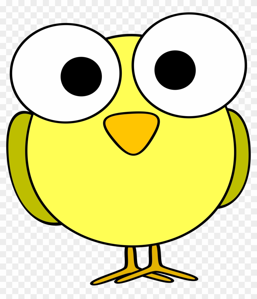 Bird Face Clip Art - Cartoon With Big Eyes #72379