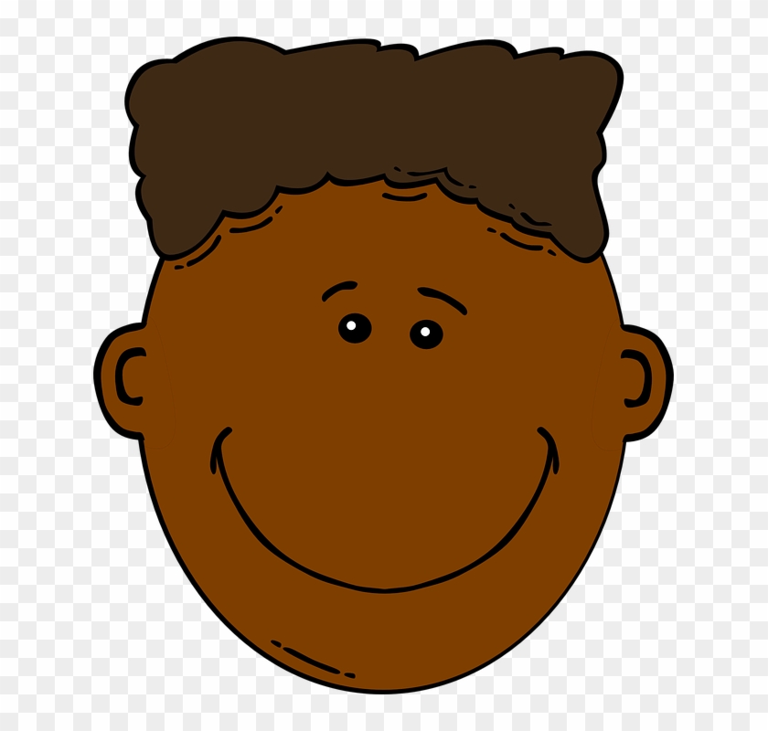 Boy Face Clipart - Black Boy Clip Art #72394
