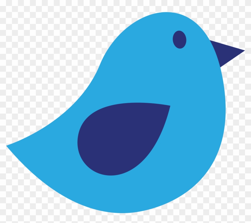 Small Twitter Clipart - Blue Bird Clipart Png #72590