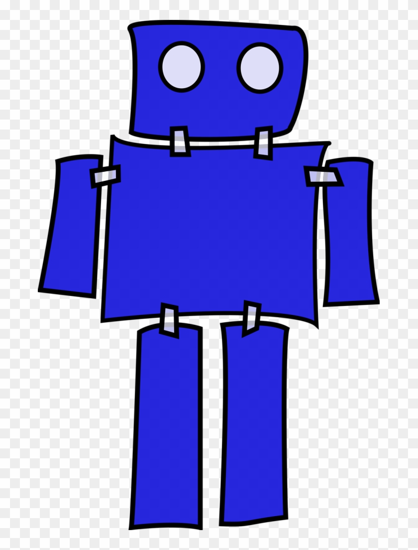 Mcol Blue Robot Geometry 555px - Blue Robot #72593