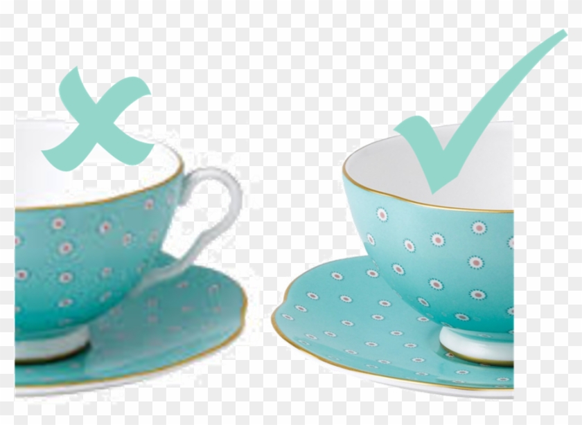 Poster Clipart Presentation Overview - Polka Dot Tea Story Teacup And Saucer #72639