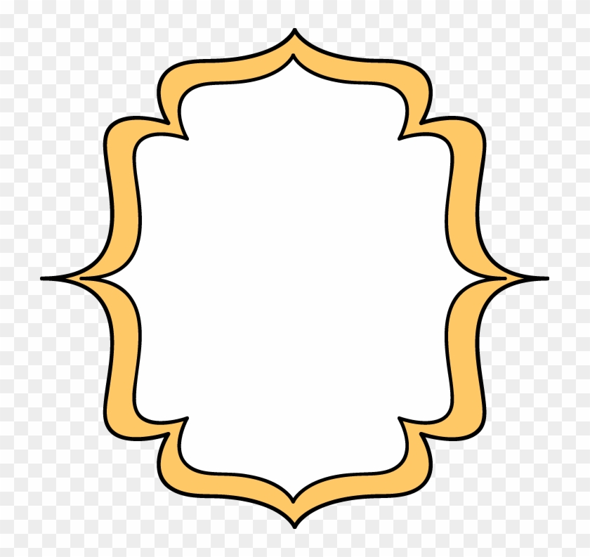 Halloween Page Border - Orange Frame Clip Art #72669