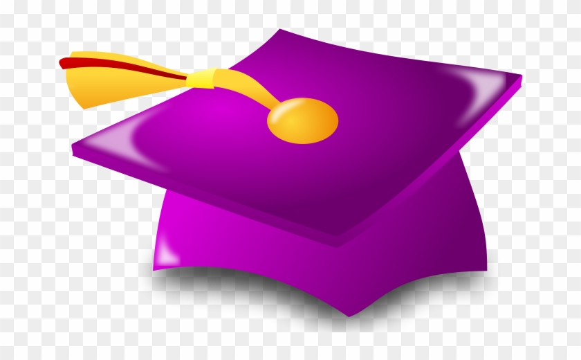 Graduation Icon Free Vector - Graduation Cap Clip Art #72734