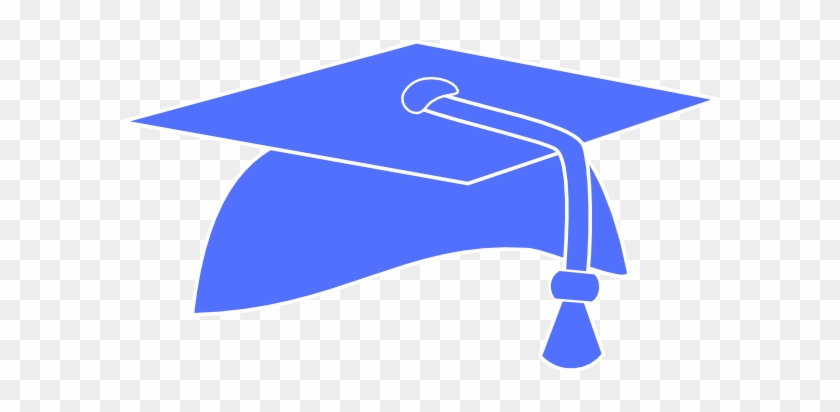 Blue Graduation Cap Pic Image - Clip Art #72776