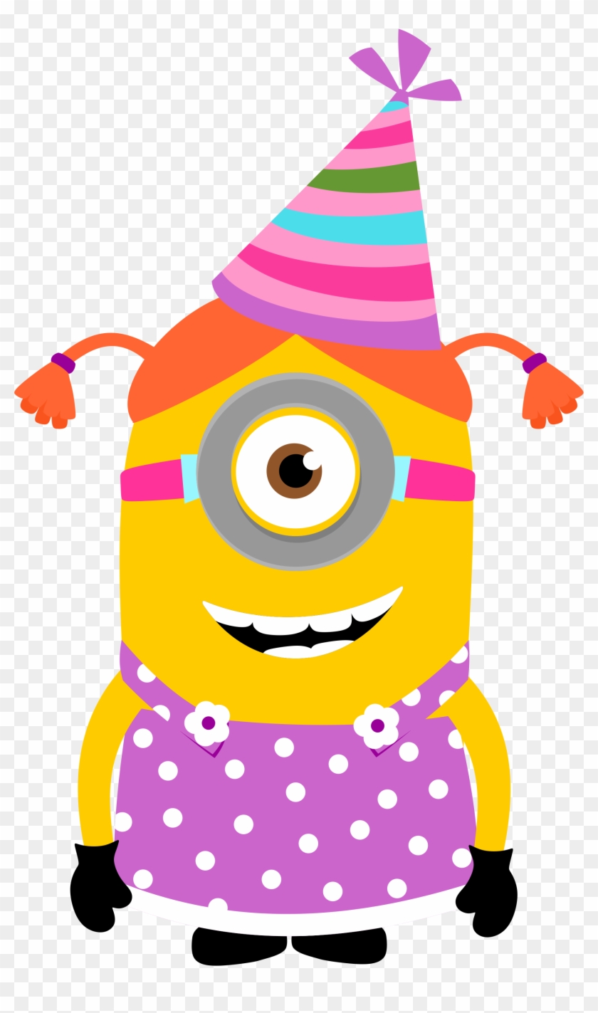 Minions - Minus - Girl Minions Clipart #72856