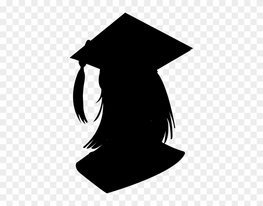 Graduation Female Clipart - Graduate Silhouette Clip Art #72901