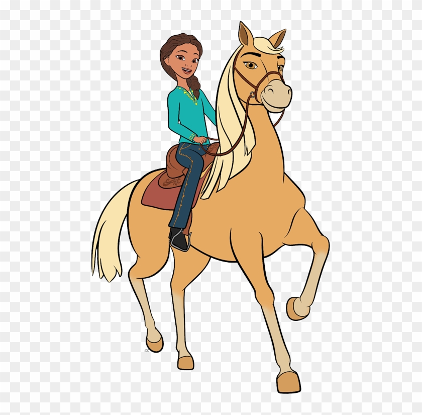 Lucky Riding Spirit Spirit Lucky Pru Riding Chica Linda - Spirit Riding Free Png #73022