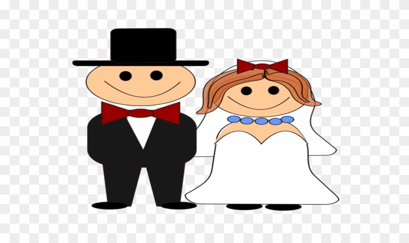 Bride And Groom Free Cartoon Bride Groom Clip Art Litle - Bride And Groom Cartoon #73123