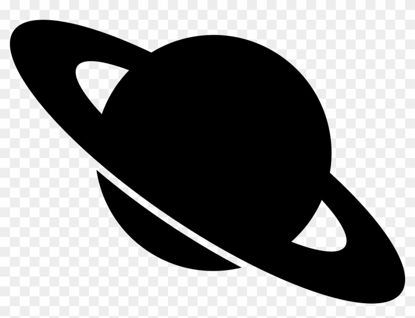 Saturn Clipart Black And White - Saturn Clipart #73190