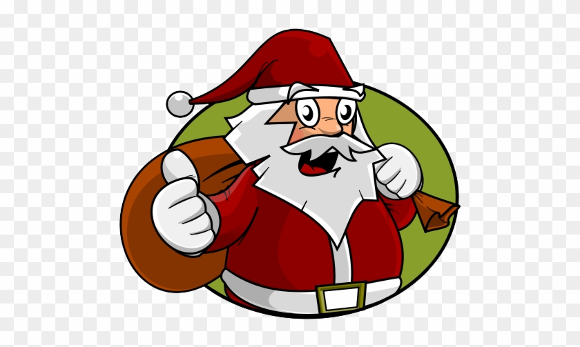 Free To Use Amp Public Domain Santa Claus Clip Art - Like On Santa Claus Social Media Drawstring Bag #73283