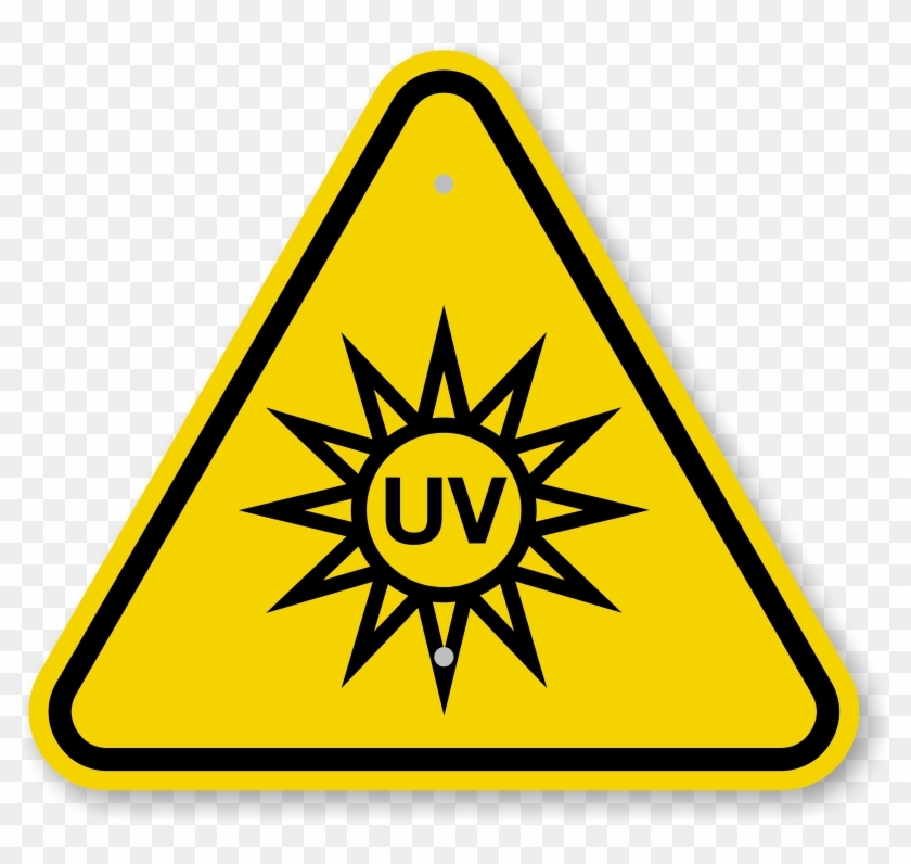 Uv Light Warning Symbol Clipart - Uv Light Clip Art #73358
