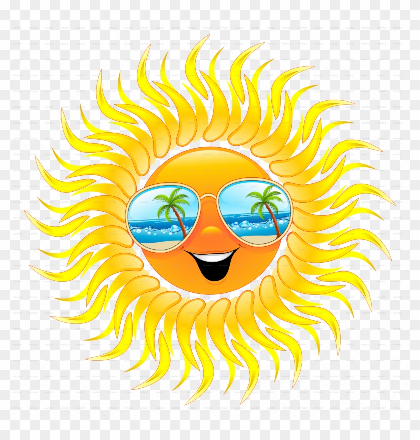Summer Sun Cartoon-jpg1000 - Trick Eyes Test #73412