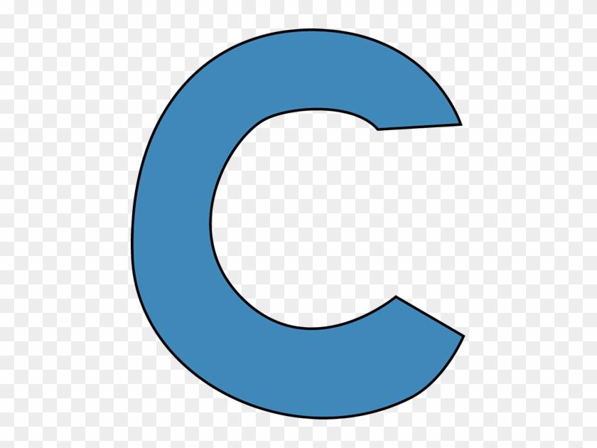Blue Alphabet Letter C Clip Art Image Clipart - Letter C Clipart #73409