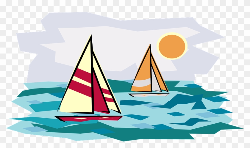 Boat On Water Clipart #73525