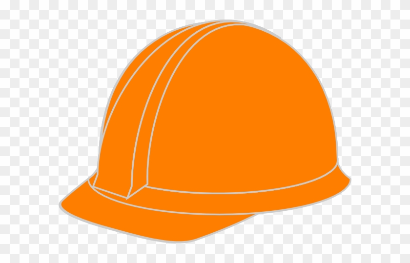 Orange Hard Hat Clip Art - Clip Art #73528