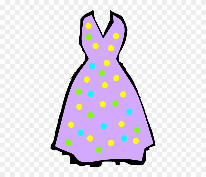 Summer Dress Clipart - Girl Dress Clipart Transparent #73831