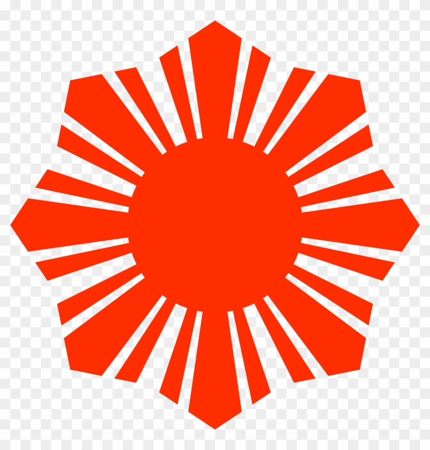 Red Sun Clipart - Sun Of The Philippine Flag #73855