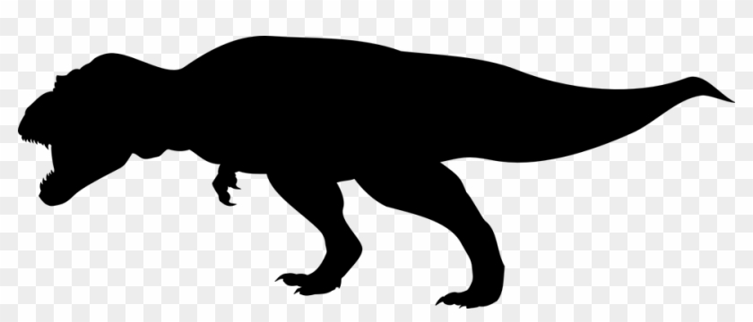 Extinct Clipart T Rex - T Rex Silhouette Png #73968