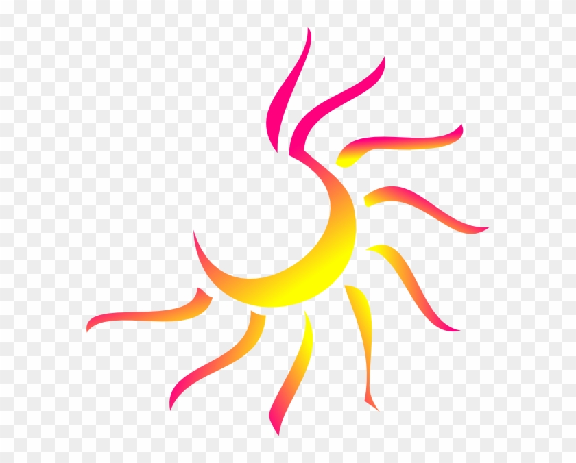 Corner Sun Clip Art #74062