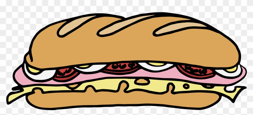 Sub Sandwich Clipart - Sub Sandwich Clipart #74270