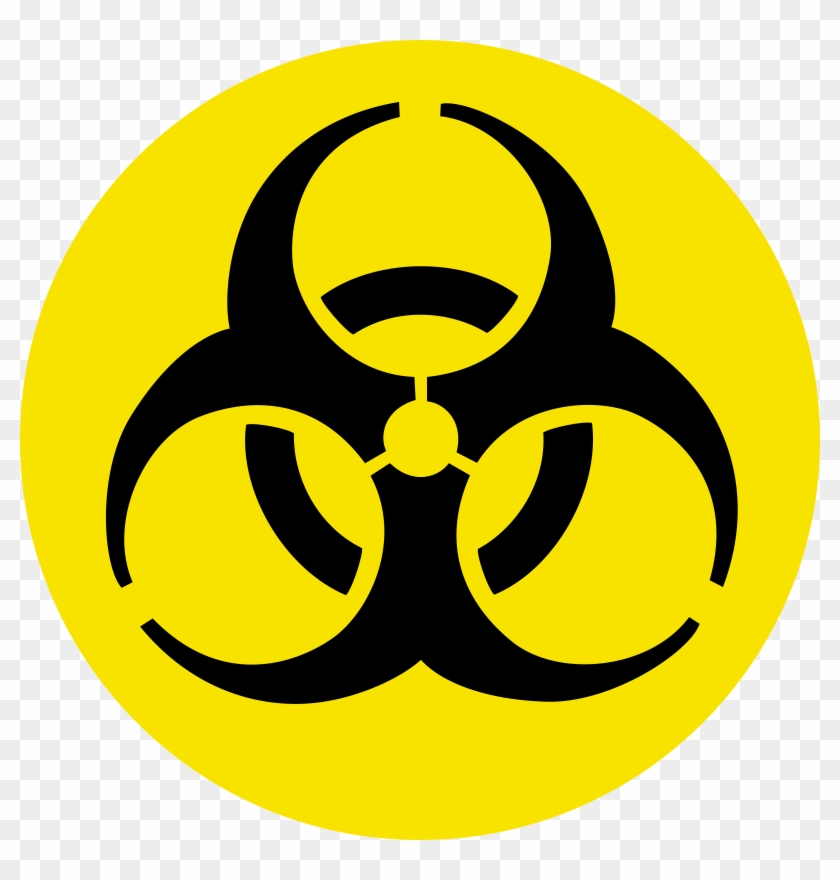 Biological Safety Clipart, Vector Clip Art Online, - Biohazard Symbol #74381