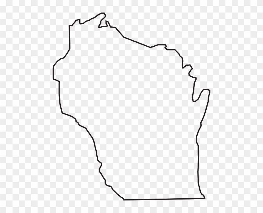 Wisconsin State Outline Vector #74396