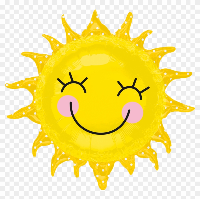 Smiley Sunshine Sun Balloon - Sun Balloon #74405