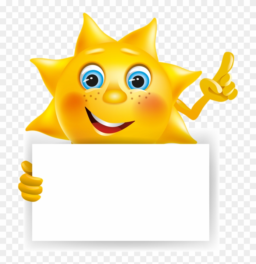 Cards - Sun Frame Clipart #74422