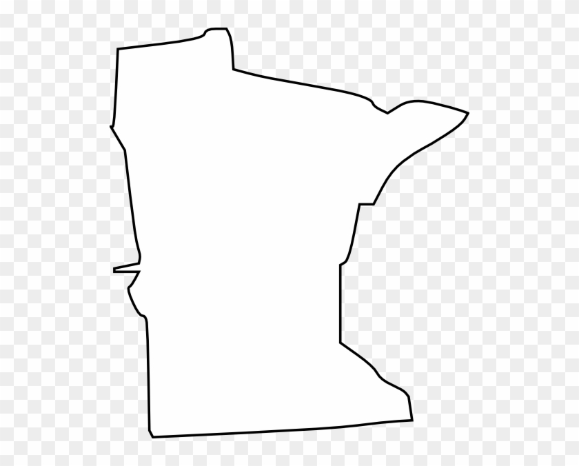 White Minnesota State Clip Art - Minnesota #74472