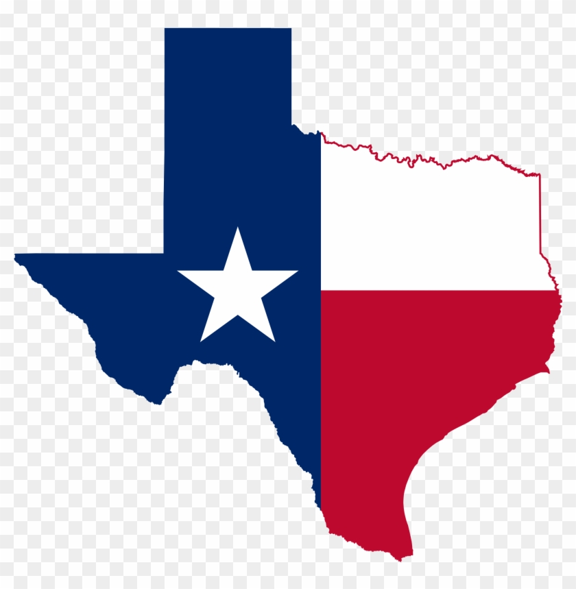Texas History Cliparts - Texas Flag On Texas #74482