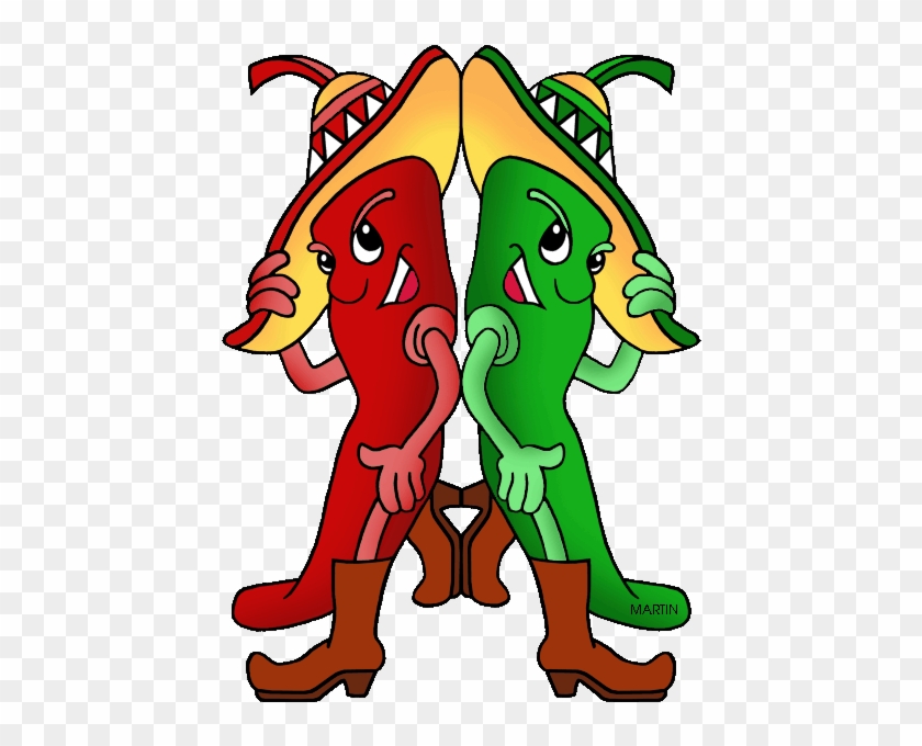 New Mexico State Question Red Or Green - Chili Peppers Clip Art #74508