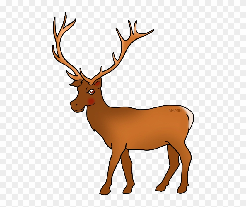 Elk Free United States Clip Art By Phillip Martin Utah - State Animal For Utah #74513