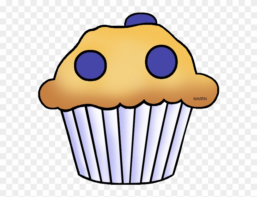 Minnesota State Muffin - Blueberry Muffin Muffin Clipart #74547