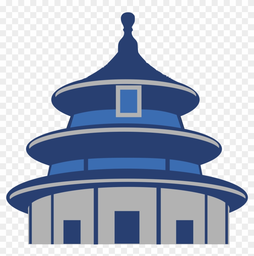 Free Clipart - Temple Of Heaven Clipart #74736