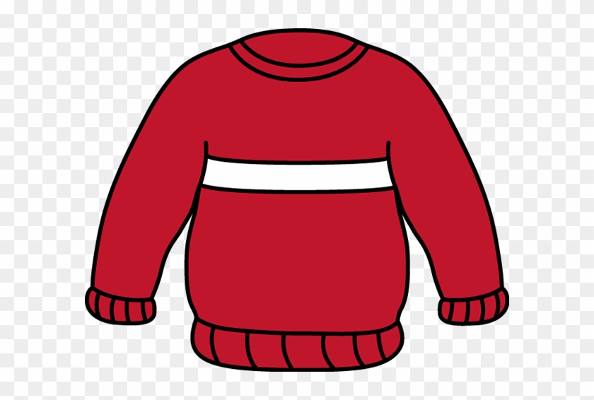 Red Striped Sweater - Jumper Clipart #74745