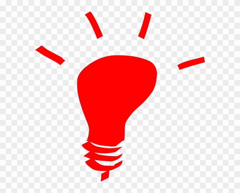 Light Bulb Clip Art At Clker - Red Light Bulb Clip Art #74776