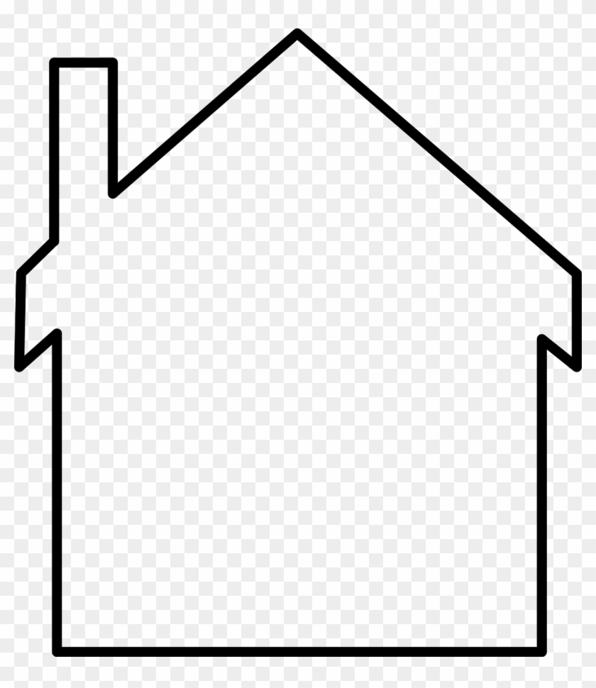 Clip Art Details - House Outline #74801