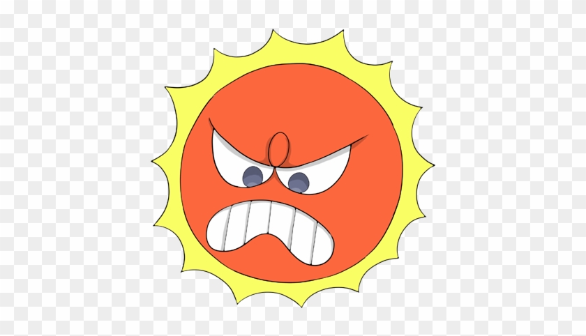 Angry Sun By Million Mons Project - Angry Sun Png #74806