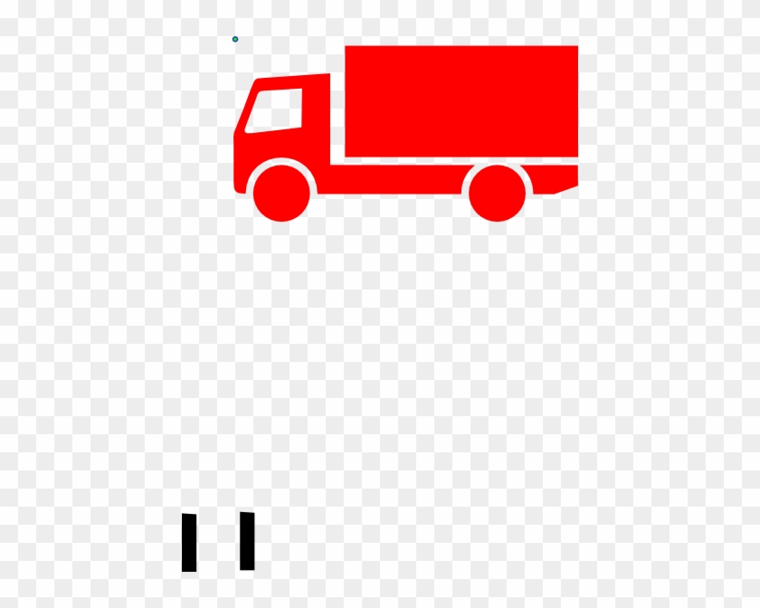 Red Lorry Clip Art At Clker - Clip Art Truck Purple #74808