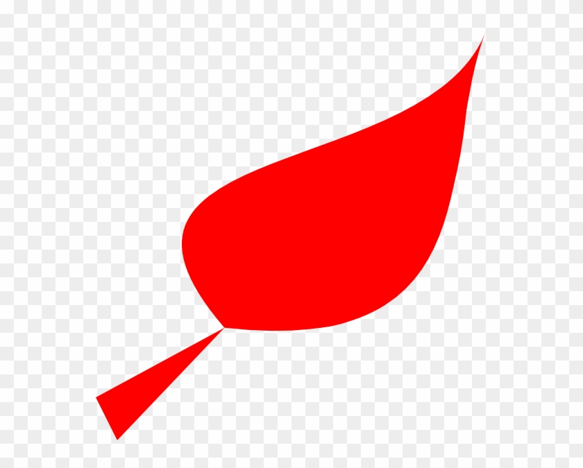 Red Leaf Clipart - Leaf Clip Art Red #74837