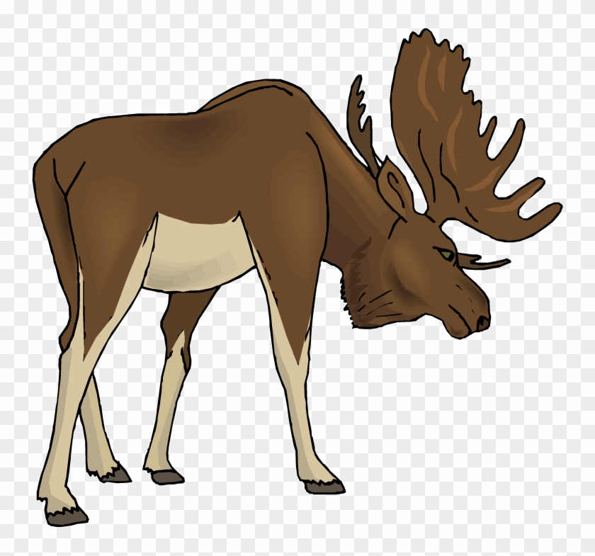 Angry Moose Clipart - Free Clipart Moose #74879