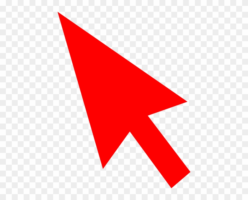 Mouse Pointer Clip Art At Clker - Red Mouse Pointer Png #74909