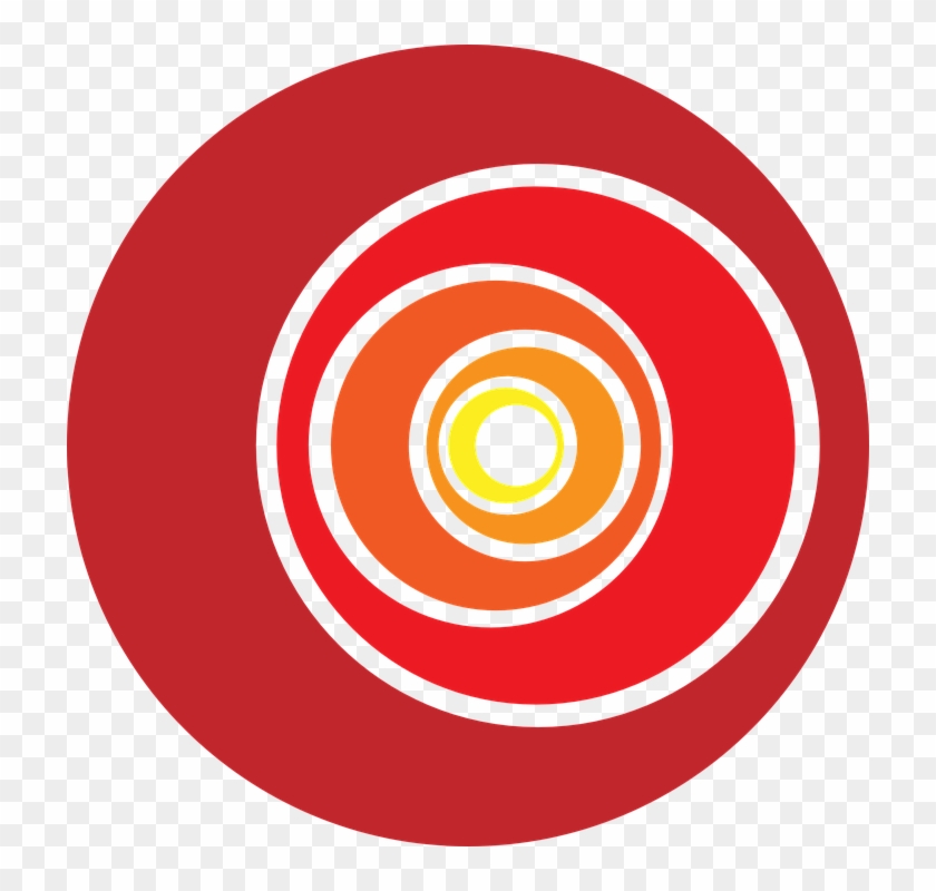 Round, Red, Sun, Abstract, Arts - The Inner Circle #74957